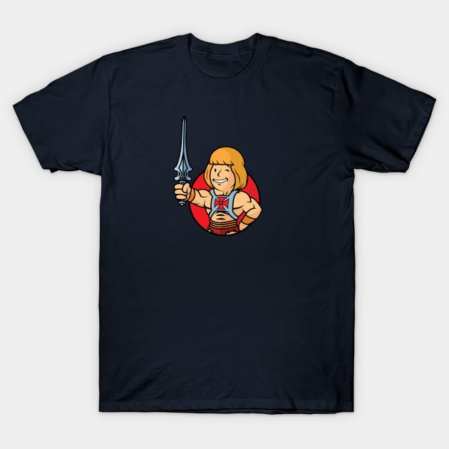 Vault-Man T-Shirt by LAMBZILLA